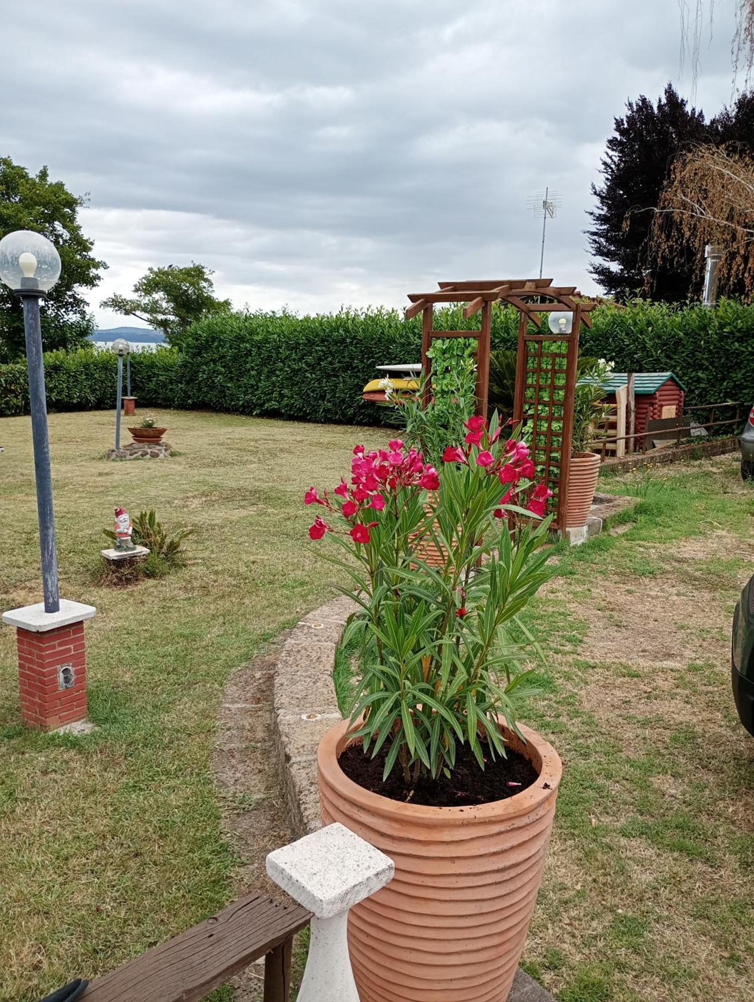 Independent Villa With Private Beach On The Lake Bracciano  Extérieur photo